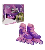 Rising Sports Inline 4 Teker Paten Pembe Renkli, 34-37 Numara Ayarlanabilir, Ergonomik Tasarımlı ve
