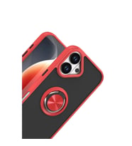 İphone 17 Montreal Yüzüklü  Kapak - Kırmızı