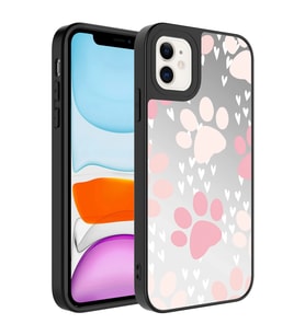 Apple iPhone 11 Kılıf Aynalı Desenli Kamera Korumalı Parlak Zore Mirror Kapak