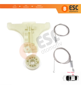 Kia Ceed Cee'd MK2 JD 2012-2018 5-Kapı 83460A2010 İçin Elektrikli Arka Sağ Cam Kriko Tamir Seti