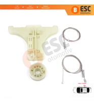 Kia Ceed Cee'd MK2 JD 2012-2018 5-Kapı 83460A2010 İçin Elektrikli Arka Sağ Cam Kriko Tamir Seti