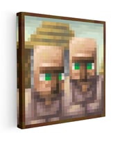 Kare Kanvas Tablo Humble Piksel Minecraft Tablosu Ev Ofis Salon Duvar Dekoru