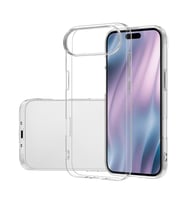 Apple iPhone 17 Air Uyumlu Kılıf Zore Süper Silikon Kapak (Şeffaf)
