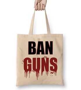 Ban Guns Stop Guns Violence Bez Çanta Uzun Saplı