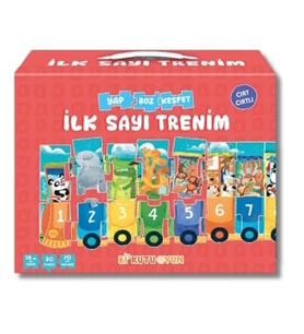 İlk Sayı Trenim - Cırt Cırtlı Yapboz ve Kitap Seti
