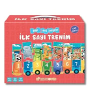 İlk Sayı Trenim - Cırt Cırtlı Yapboz ve Kitap Seti