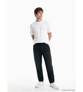 LCW Jeans Siyah Straight Fit Erkek Jean Pantolon