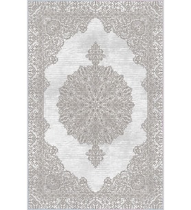 Eliana Home Baskılı, Yıkanabilir Kaymaz Taban Salon Halısı LNA0140-SD699 100x150 cm (Bej)