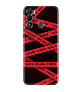 Tecno Pova Neo Kılıf Resimli Desenli Baskılı Silikon Danger 1372