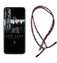 Tecno Spark 6 6 Go 8C 8 Pro 7 7 Pro Kılıf Boyun Asklı Rasta Silikon New York 1612