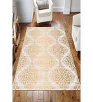 Dijital Kaymaz Taban Yıkanabilir Salon Halısı Mutfak Halısı Koridor Halısı Yolluk ND-HS-344 (Gold)