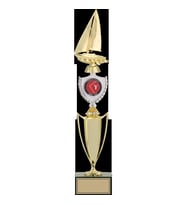 ODAK KUPA - Figürlü Kupalar - Yelken Figürlü Kupalar FG-042 A - 49 cm