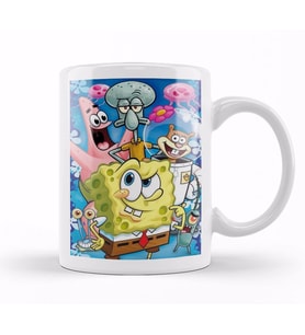Sünger Bob Sponge Bob 02 Kupa Bardak Porselen