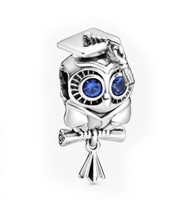 Nur Silver Baykuş Gümüş Charm NUR-BL00236