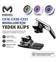 Memo CX16-CX20 ve CX21 için Yedek Klips Aparat 2 Adet