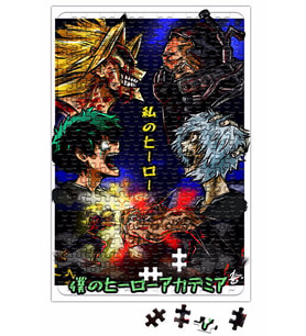 All Might vs All For One Puzzle 240 Parça Yapboz