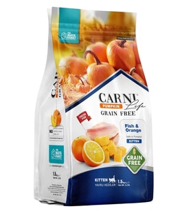Carni Life Pumpkin Tahılsız Yavru Kedi Balık & Portakal 1,5 Kg