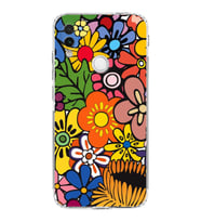 PrintiFy Xiaomi Redmi Note 7 ile Uyumlu Retro Color 2  Kamera Korumalı Şeffaf  Kılıf