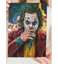 Joker Ahşap Duvar Posteri 28 x 20 cm