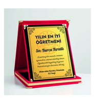 Kadife Kutulu Plaket