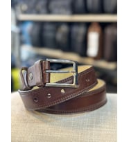 TRG POLO BORDO HAKİKİ DERİ ERKEK KEMERİ