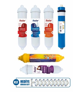 Master 14 Aşamalı EVA Membranlı Multimineralli Filtre Seti