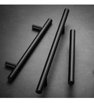 Marelli 160 mm SİYAH paslanmaz boy kulp mobilya kulbu, dolap kulbu