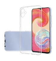 Galaxy A04E Kılıf Zore Şeffaf İnce ve Esnek Süper Silikon Kılıf (Renksiz)