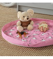 Katlanabilir Oyun Matı Bebek Yumuşak Çocuk Oyun Matı, Halısı ve Minderi Taşınabilir (Pembe)