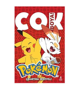 Pokemon Çok Boya Çıkartmalı Dev Boyama Kitabı Doğan Çocuk