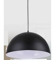 RİOLİGHT RETRO,RUSTİK MUTFAK,ODA,CAFELER İÇİN SİYAH TEKLİ METAL SARKIT AVİZE ÇAP:40CM
