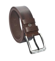 Kahverengi Hakiki Deri Düz Renk 4.5 cm.lik Spor Kemer // 509-Düz