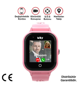 Wiky Watch 4S Pembe Akıllı Çocuk Saati