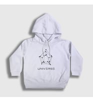 Presmono Unisex Çocuk Beyaz Universe K-Pop Pentagon Kapüşonlu Sweatshirt 414497tt (Beyaz)