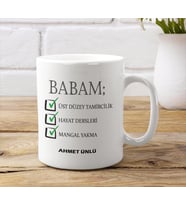 BABALARA ÖZEL KUPA BARDAK BABAYA HEDİYE