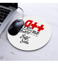 İsimli Acil Tıp Teknikeri Temalı Yuvarlak Mousepad