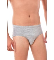 6 Adet Seher 0005  Erkek Penye Slip GRİ