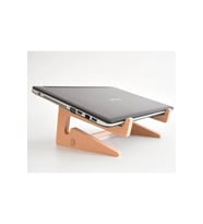 Taşınabilir Ahşap Laptop Yükseltici, Rahat Çalışma ve Ergonomik Destek