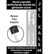 #Kalem Sızdırmaz Kapak Akıcı Mürekkep Yumuşak Yazım Siyah Kara Deftere Yazım İçin Günlük Not Anı Hat