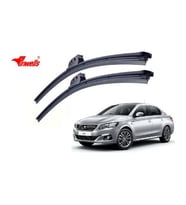Inwells Peugeot 301, 2012 - 2016 / Silecek, Muz Tipi, Takım, 600mm-400mm (Siyah)