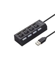 Usb Hub 4*Usb Siyah HDX7008