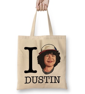 Stranger Things I Love Dustin Bez Çanta Uzun Saplı