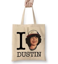 Stranger Things I Love Dustin Bez Çanta Uzun Saplı