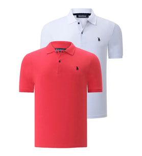 İKİLİ SET T8561 DEWBERRY ERKEK TSHIRT-BEYAZ-NAR (Karışık)