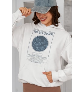 Tasarım Billie Eilish Hit Me Hard And Soft Wildflower Baskılı Unisex Oversize Şarkıcı Hoodie