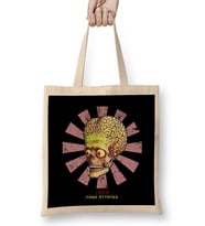 Mars Attacks Retro Japanese Bez Çanta Uzun Saplı