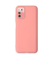 Samsung Galaxy A03s Kılıf Lansman Glass Kapak - Pembe