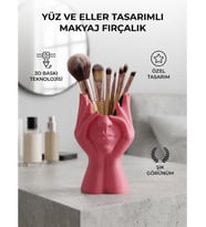 Özel Tasarım Eller ve Yüz Makyaj Fırça Düzenleyici