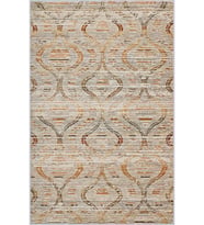 Eliana Home Baskılı, Yıkanabilir Kaymaz Taban Salon Halısı LNA1672 100x150 cm (Bej)