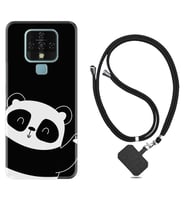 Tecno Camon 16 18P Pova Kılıf Boyun Askılı Silikon Bay Bay Panda 1784